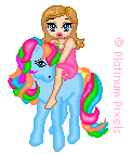 base and pony by Angy. Pony coloured by me!