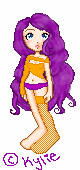This is my purple and orange dollie! XD
